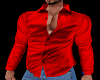 Silk Red Shirt *M