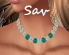 Diamond/Emerald Necklace