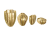 4 Gold Vases