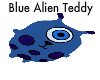 Blue Alien Teddy