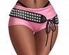 Stud Shorts-Pink