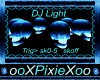 Blue Fireskull DJ Light