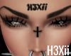 H3Xii Face Tattoo