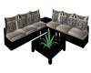 Black Sofa Set 6