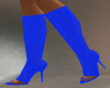 (a) blue fishnet boots t