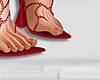 X| Fancy Red Sandals