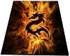 Fire Dragon Sq Rug