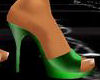 green rave high heel sho