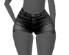 Black Pudge Jean Shorts