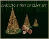 Christmas Trio Trees Set