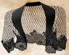 Rose Black Lace Blazer