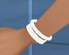 white bracelets