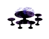 Purple Flower Fntn Table