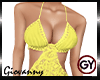 GY*LACE YELLOW DRES PATY