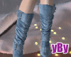 BY YK Denim Boots