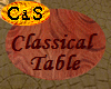 C&S Classical Wood Table