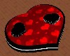 Red /Black Heart Couch