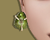 Olive Stone Earrings