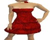 Sexy Red Satin Dress