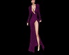 Purple Gown w Side Split