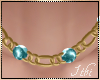 -I- Hira Necklace Aqua
