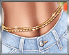 gold belly chain
