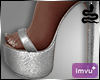 🐍+ Silver Shine Heels