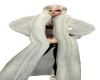 (DiMir) White Fur Coat F