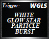 WHITE GLOW STAR PARTICLE