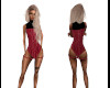 Burgandy sexy dress