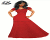 Red Long Glitter Dress