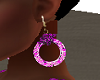 Sparkle Purple Earrings