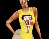 Betty Boop Yellow Top