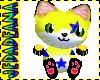 star cat yellow Chibi