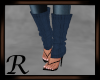 Knit Winter Heels Blue