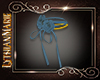 LM Rose Choker Blue