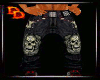 Skull gangster blk jeans