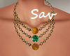 Topaz/Emerald Necklace