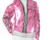 Pink Print Hoodie