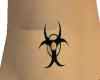Biohazard Belly Tattoo