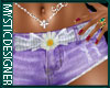 Purple daisy Shorts