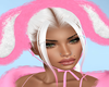 Fluffy Bunny Hat-Pink