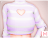 x Sweater Heart Pl