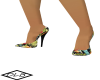 Tropical Print Heels