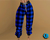 Blue PJ Pants Plaid (F)