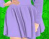 P.purple skater skirt