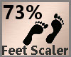 Feet Scale 73% F