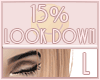 Left Eye Down 15%