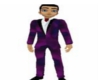 purple suit outfit