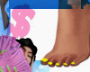 Yellow pedi